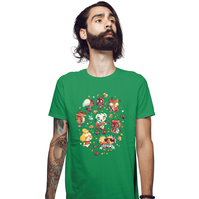 Secret_Shirts Fitted Shirts, Mens / Small / Irish Green Here On Tarantula Island