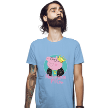 Load image into Gallery viewer, Shirts Fitted Shirts, Mens / Small / Powder Blue Notorious PIG

