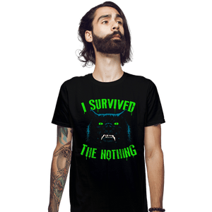Secret_Shirts Fitted Shirts, Mens / Small / Black Survive The Nothing