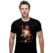 Load image into Gallery viewer, Shirts Fitted Shirts, Mens / Small / Black Bounty Hunters
