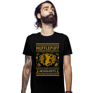 Shirts Fitted Shirts, Mens / Small / Black Hufflepuff Sweater