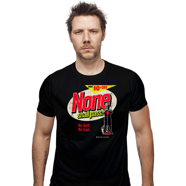 Secret_Shirts Fitted Shirts, Mens / Small / Black None Shall Pass