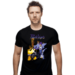 Shirts Fitted Shirts, Mens / Small / Black Purple Vegeta