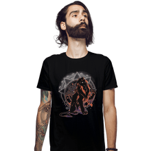 Load image into Gallery viewer, Shirts Fitted Shirts, Mens / Small / Black Scar Darkness
