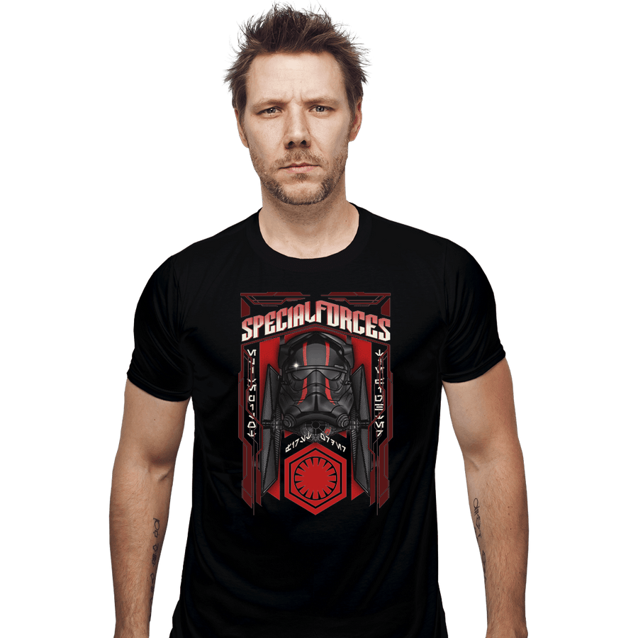 Shirts Fitted Shirts, Mens / Small / Black Special Forces