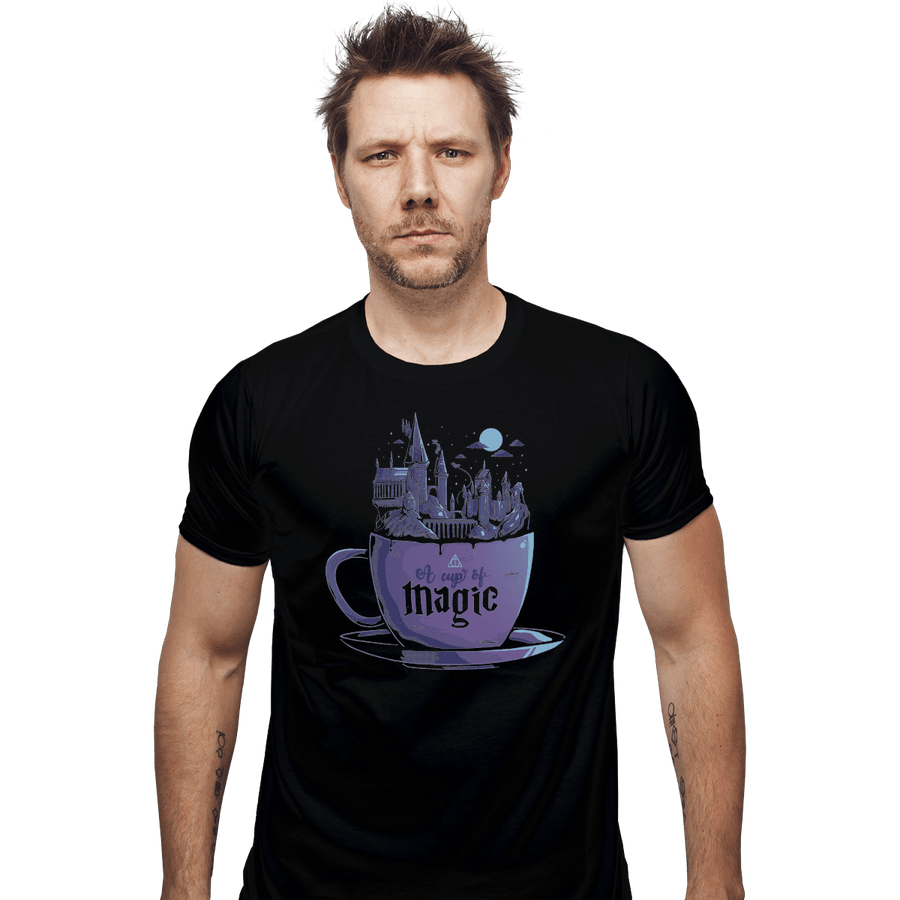 Shirts Fitted Shirts, Mens / Small / Black A Cup Of Magic