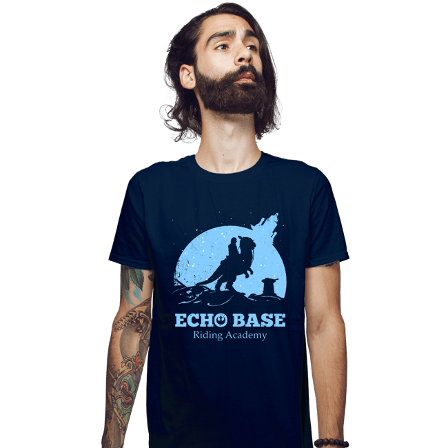 Daily_Deal_Shirts Fitted Shirts, Mens / Small / Navy Echo Base Riding Academy