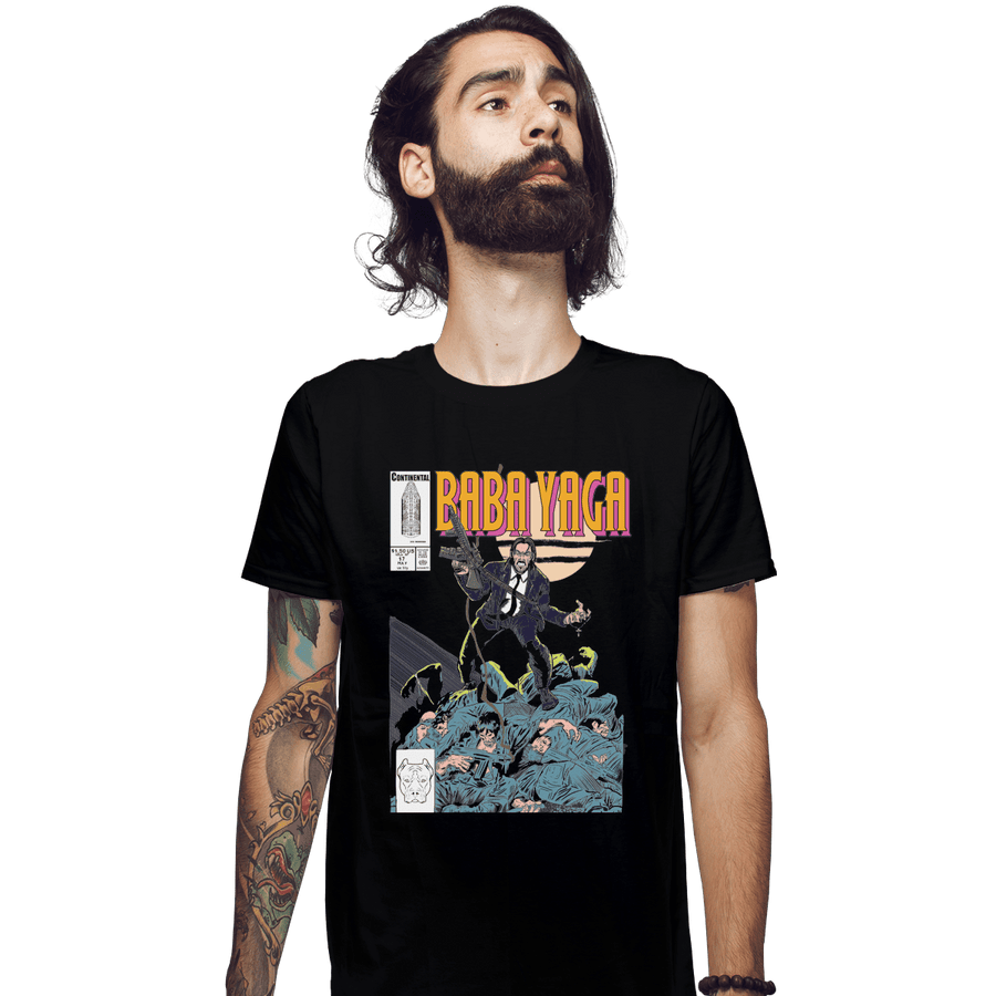 Shirts Fitted Shirts, Mens / Small / Black Baba Yaga No1