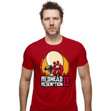 Load image into Gallery viewer, Shirts Fitted Shirts, Mens / Small / Red Readhead Redemption II
