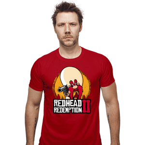 Shirts Fitted Shirts, Mens / Small / Red Readhead Redemption II