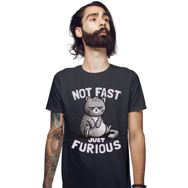 Shirts Fitted Shirts, Mens / Small / Dark Heather Not Fast Just Furious