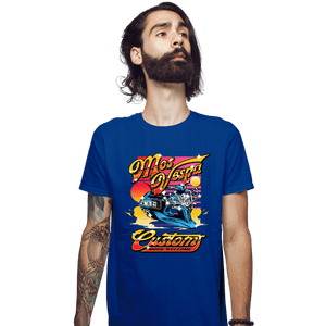 Secret_Shirts Fitted Shirts, Mens / Small / Royal Blue Mos Vespa Customs