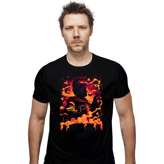 Daily_Deal_Shirts Fitted Shirts, Mens / Small / Black Devouring Witch