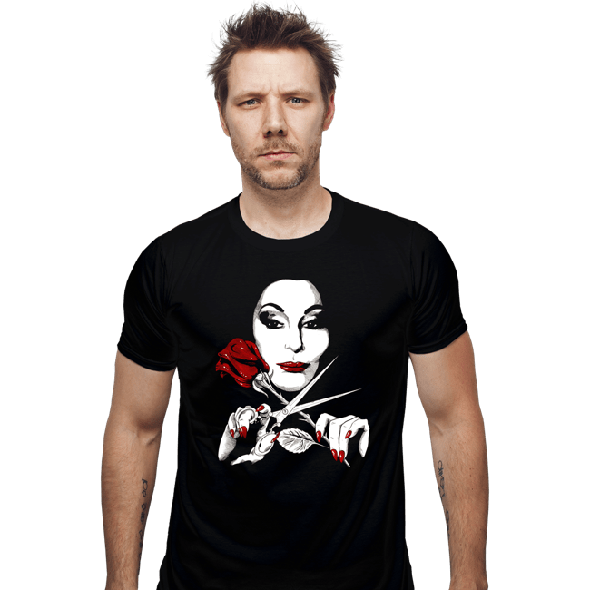 Secret_Shirts Fitted Shirts, Mens / Small / Black Morticia