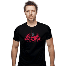 Load image into Gallery viewer, Secret_Shirts Fitted Shirts, Mens / Small / Black Bat Beyond Tee
