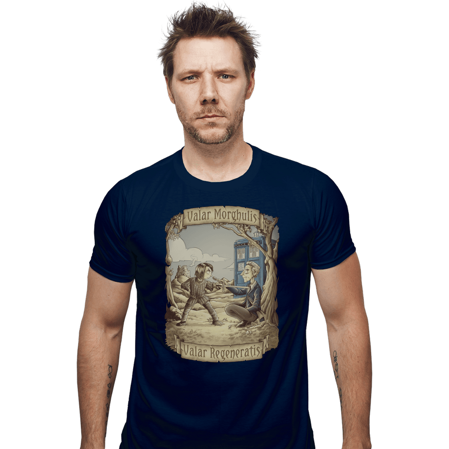 Shirts Fitted Shirts, Mens / Small / Navy Valar Regeneratis