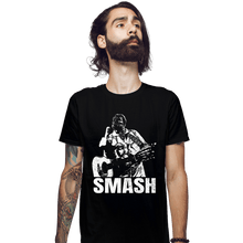 Load image into Gallery viewer, Shirts Fitted Shirts, Mens / Small / Black Smash!
