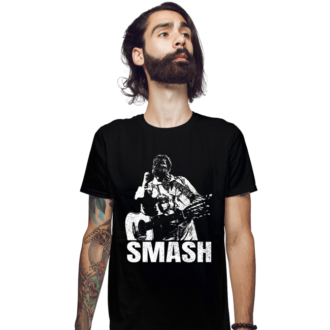 Shirts Fitted Shirts, Mens / Small / Black Smash!