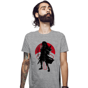 Shirts Fitted Shirts, Mens / Small / Sports Grey Crimson Madara