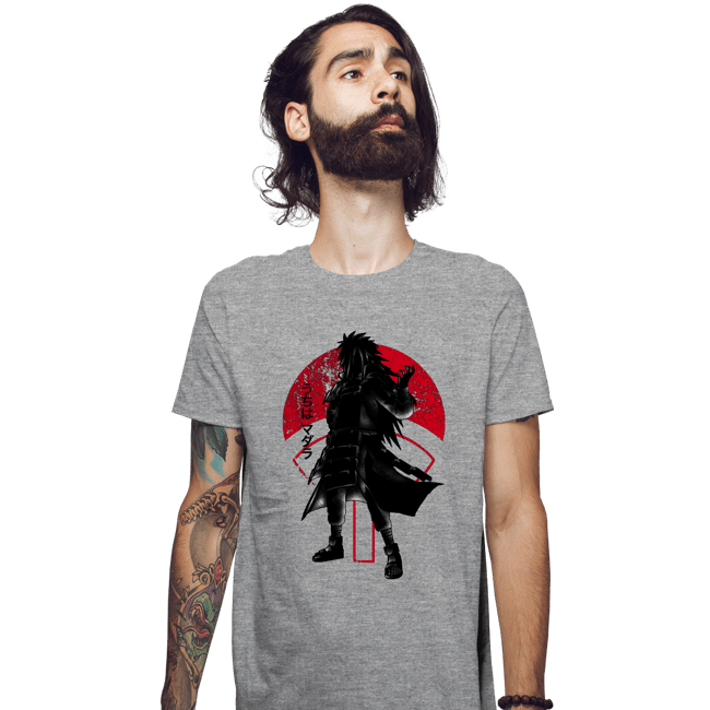 Shirts Fitted Shirts, Mens / Small / Sports Grey Crimson Madara