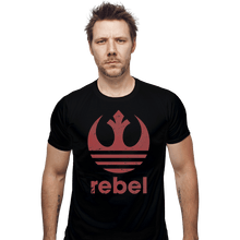 Load image into Gallery viewer, Shirts Fitted Shirts, Mens / Small / Black The Rebel Classic
