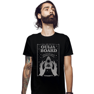 Shirts Fitted Shirts, Mens / Small / Black Call Me On The Ouija