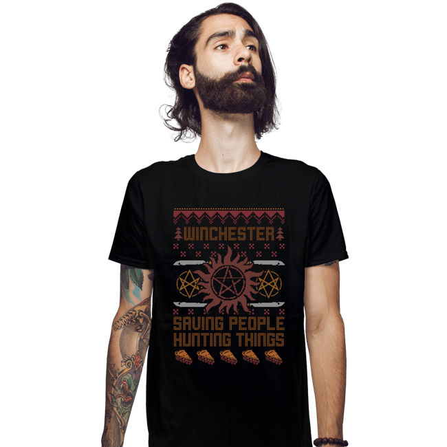 Shirts Fitted Shirts, Mens / Small / Black Supernaturally Ugly Sweater