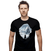 Load image into Gallery viewer, Shirts Fitted Shirts, Mens / Small / Black Mystical Winter
