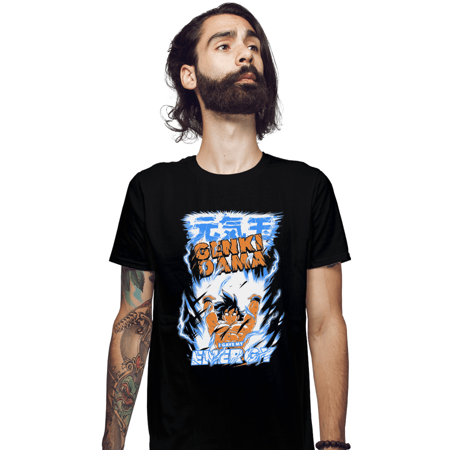 Shirts Fitted Shirts, Mens / Small / Black Genki Dama