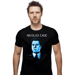 Daily_Deal_Shirts Fitted Shirts, Mens / Small / Black Nic Cage
