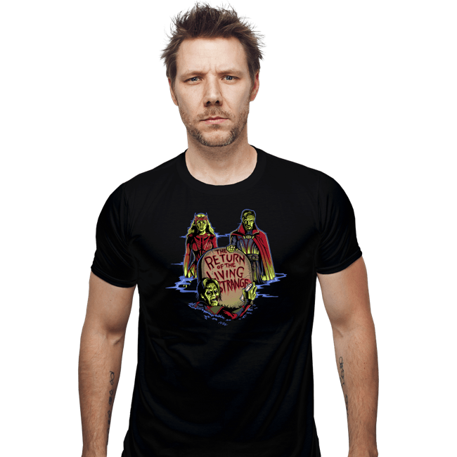 Daily_Deal_Shirts Fitted Shirts, Mens / Small / Black The Living Strange