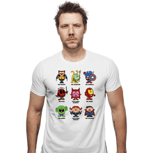 Load image into Gallery viewer, Secret_Shirts Fitted Shirts, Mens / Small / White Marvels
