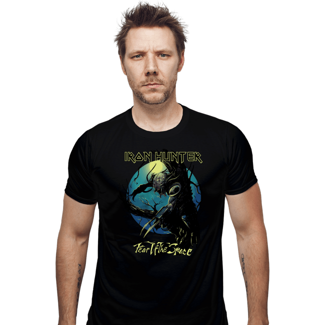 Daily_Deal_Shirts Fitted Shirts, Mens / Small / Black The Iron Hunter