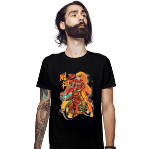 Daily_Deal_Shirts Fitted Shirts, Mens / Small / Black Samus Rider