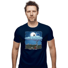 Load image into Gallery viewer, Shirts Fitted Shirts, Mens / Small / Navy Above The Clouds
