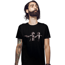 Load image into Gallery viewer, Shirts Fitted Shirts, Mens / Small / Black Punk Fiction
