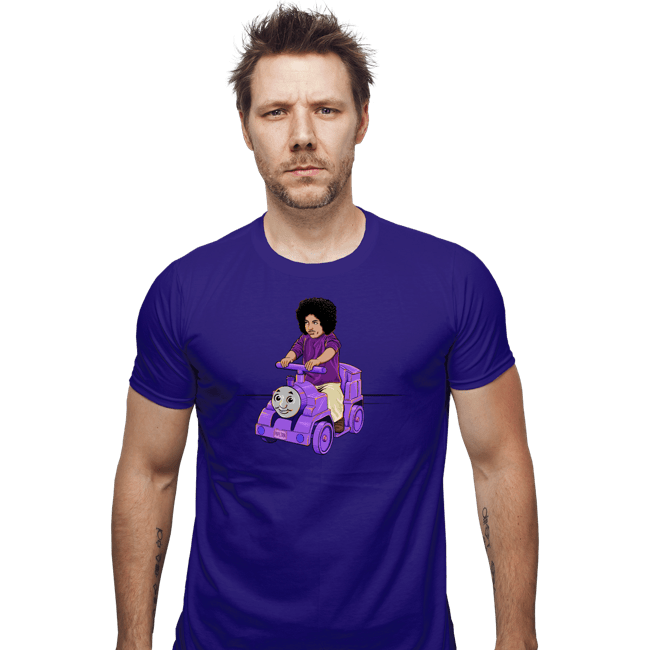 Secret_Shirts Fitted Shirts, Mens / Small / Violet Purple Train, Purple Train