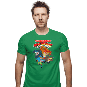 Shirts Fitted Shirts, Mens / Small / Irish Green Street Mutant Ninja Sharks