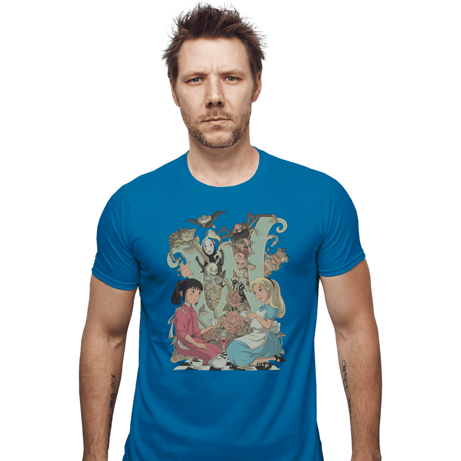 Shirts Fitted Shirts, Mens / Small / Sapphire Wonderlands