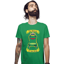 Load image into Gallery viewer, Daily_Deal_Shirts Fitted Shirts, Mens / Small / Irish Green Froggy Chair Returns
