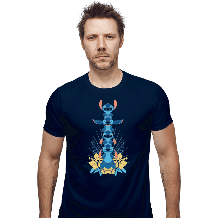 Shirts Fitted Shirts, Mens / Small / Navy Alien Mood Totem