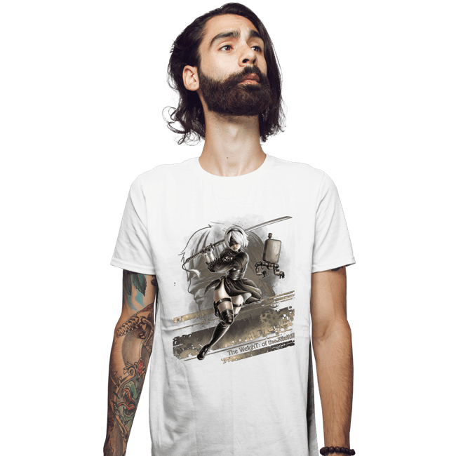 Shirts Fitted Shirts, Mens / Small / White The Weight Of The World