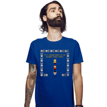 Load image into Gallery viewer, Daily_Deal_Shirts Fitted Shirts, Mens / Small / Royal Blue Take This Redshirt
