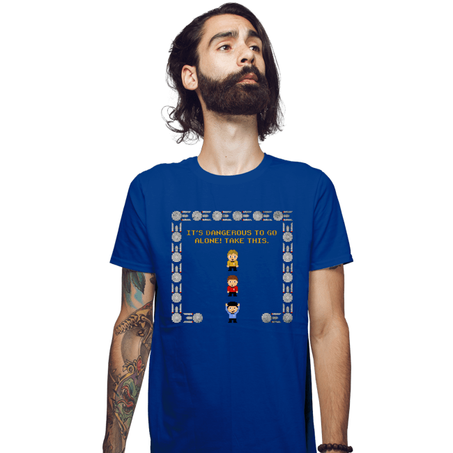 Daily_Deal_Shirts Fitted Shirts, Mens / Small / Royal Blue Take This Redshirt