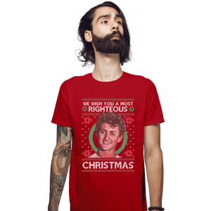 Shirts Fitted Shirts, Mens / Small / Red Righteous Christmas