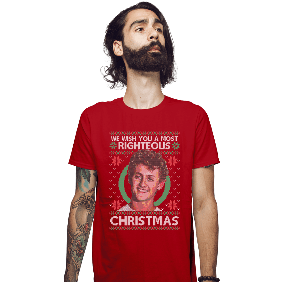 Shirts Fitted Shirts, Mens / Small / Red Righteous Christmas