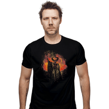 Load image into Gallery viewer, Shirts Fitted Shirts, Mens / Small / Black Lord Of Darkness Art
