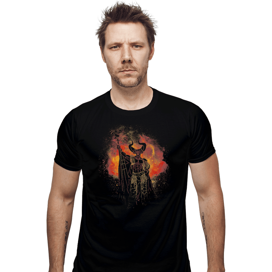 Shirts Fitted Shirts, Mens / Small / Black Lord Of Darkness Art