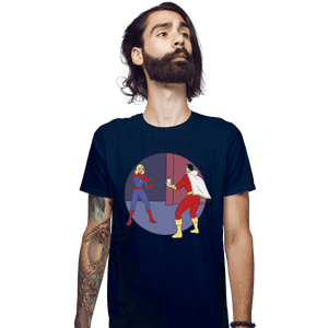Shirts Fitted Shirts, Mens / Small / Navy The Marvelous Captains