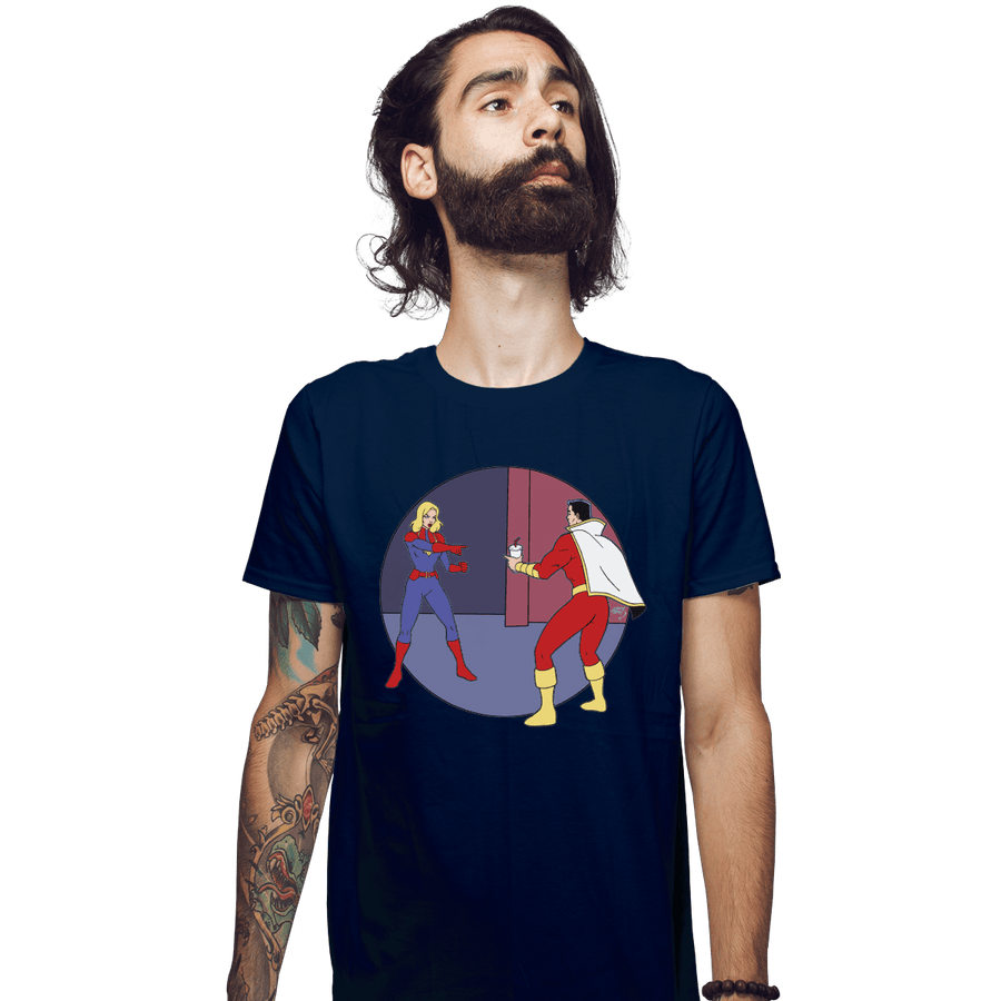 Shirts Fitted Shirts, Mens / Small / Navy The Marvelous Captains